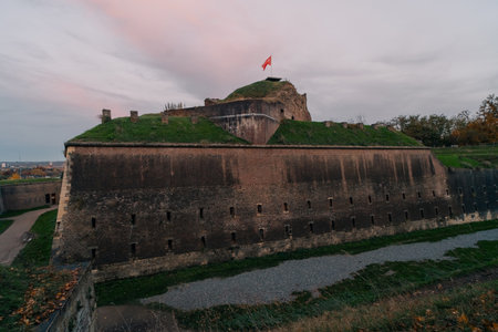 Maastricht, Netherlands 1 Oct 2025. Fort Saint Peter Sint Pieter on mountain Saint Peter. High quality photoの写真素材