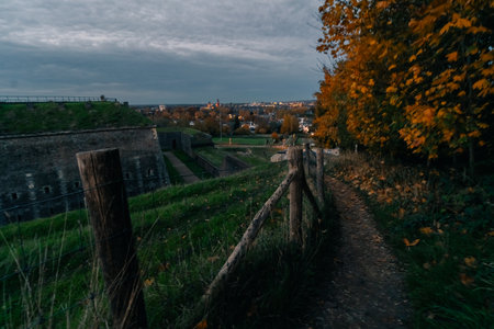 Maastricht, Netherlands 1 Oct 2025. Fort Saint Peter Sint Pieter on mountain Saint Peter. High quality photoの写真素材