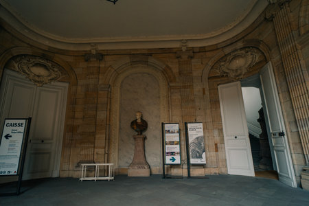 Overview on the Facade of the Palace Rohan, Strasbourg, France - 1 Oct 2025. High quality photo
