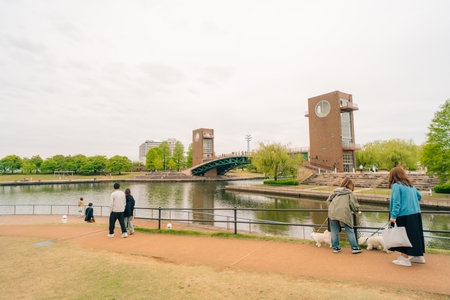 Toyama, Japan - May 10, 2025 Starbucks in Fuganuga Kansui Park. High quality photoのeditorial素材