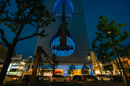 Osaka, Japan - May 2, 2025 Namba HIPS at night. High quality photoのeditorial素材