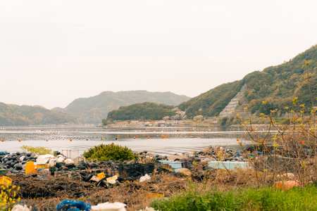 Japanese Traditional Port Town in shikoku, japan - 1 May 2025. High quality photo