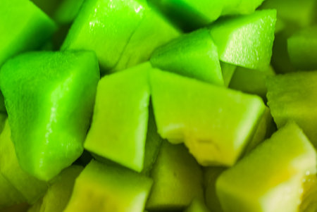 fruit that is popularly used in desserts.の写真素材