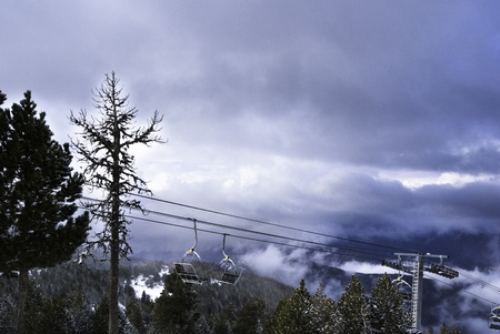 Port Aine landscape, winter season. の写真素材