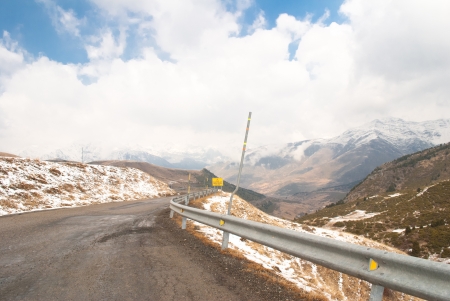 Winter landscape at Boi Taull, Catalonia Spain の写真素材