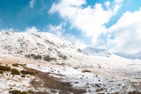 Winter landscape at Boi Taull, Catalonia Spain の写真素材