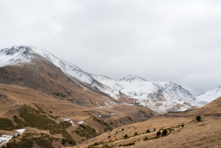 Winter landscape at Boi Taull, Catalonia Spain の写真素材
