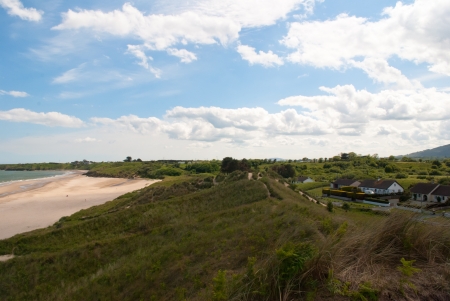 A summer day at Brittas Bay  Wicklow Ireland  の写真素材