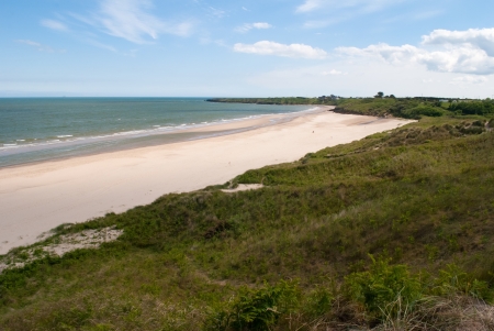 A summer day at Brittas Bay  Wicklow Ireland  の写真素材