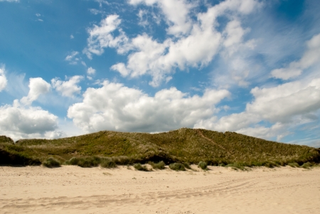 A summer day at Brittas Bay  Wicklow Ireland  の写真素材
