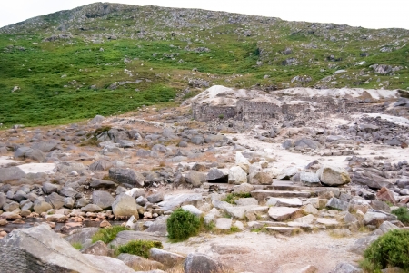 Wiclow Mountains in Ireland. Natural and green landscape.の写真素材