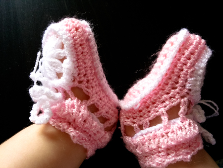 Cute New born baby girl under three months oldの写真素材