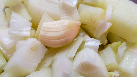 Ingredients for a healthy and delicious vegetarian mealの写真素材