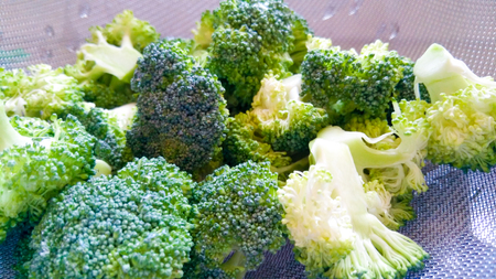 Fresh and organic ingredientes for a healthy veggie mealの写真素材