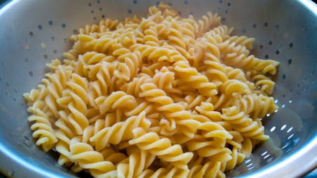 Italian pasta - a healthy and easy to make lunchの写真素材