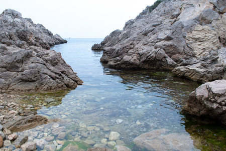Summer landscapes around Costa Brava, impressive cliffs and coastlines.の写真素材