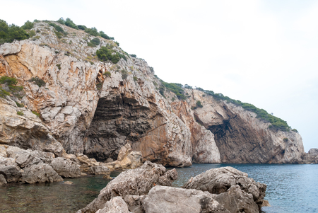 Summer landscapes around Costa Brava, impressive cliffs and coastlines.の写真素材
