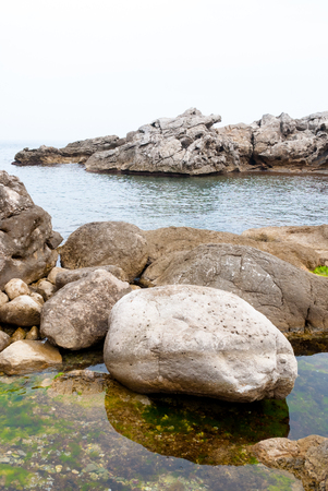 Summer landscapes around Costa Brava, impressive cliffs and coastlines.の写真素材
