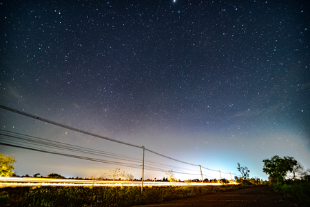 A night sky full of starsの写真素材