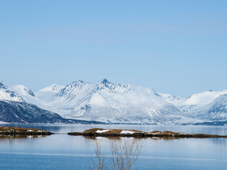 Norway in winterの写真素材