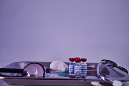 covid 19 hospital-based vaccine package for patients around the worldの写真素材