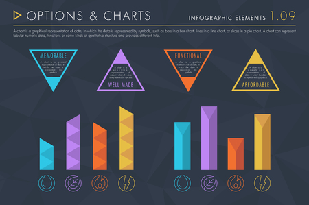 Infographic Elements Vol.1 - Options and Chartsのイラスト素材