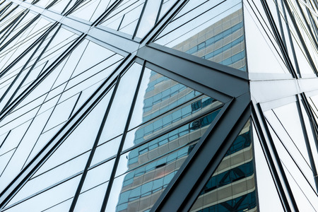 Modern Building Reflectionの写真素材