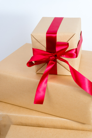 [Gift Set] Red Ribbon boxの写真素材