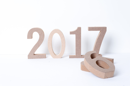 2017 happy new yearの写真素材