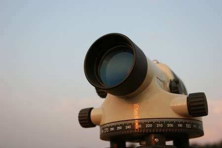 Landsurveyor equipmentの写真素材