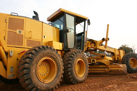 Grader road construction equipment