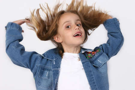 Young girl posingの写真素材