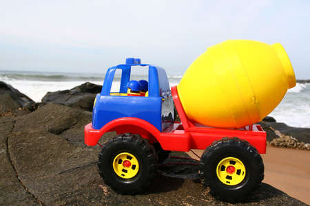 Beach truckの写真素材
