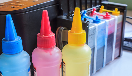 three colors ink refill tank for printing