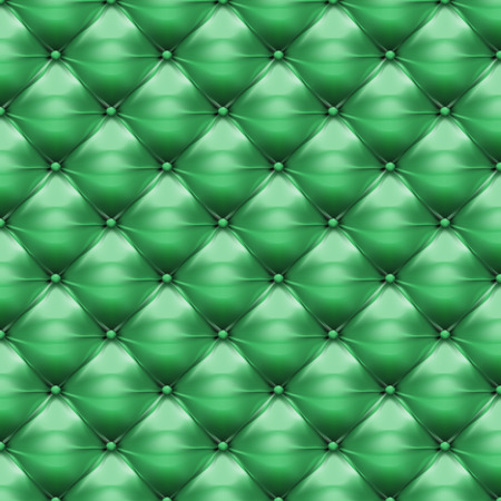 Vector of green upholstery leather pattern backgroundのイラスト素材