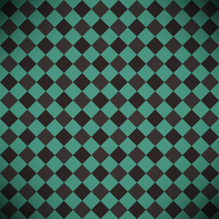 abstract checkered green background vectorのイラスト素材