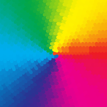 abstract colorful circle background vectorのイラスト素材