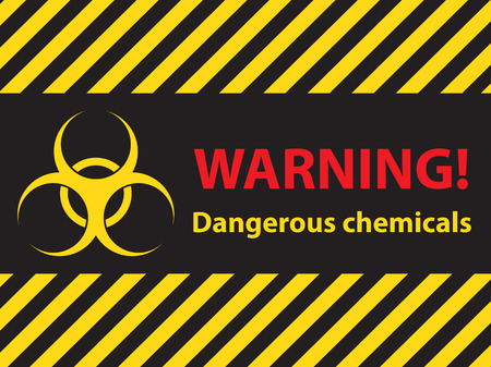 warning dangerous chemicals sign, illustration vectorのイラスト素材