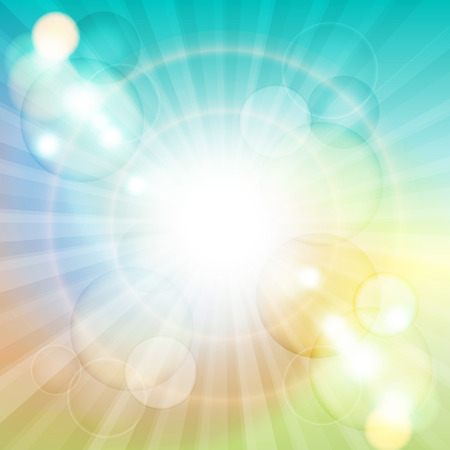 Abstract bright sunny summer tropical background illustrationのイラスト素材