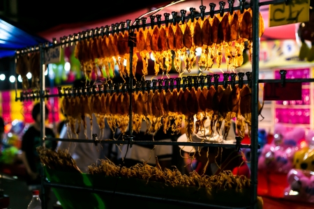 dry squidsの写真素材