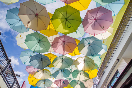 Colorful umbrellas