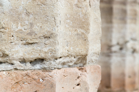 texture of stone pillarの写真素材