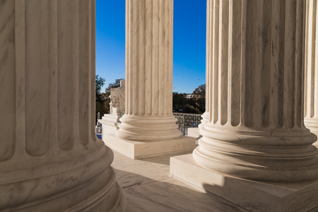 Front terrace of the Supreme Court of U.S.のeditorial素材