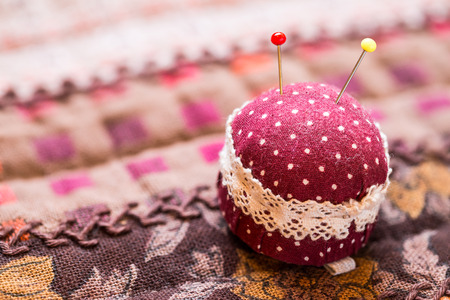 Quilt tool : Pillow of needlesの写真素材