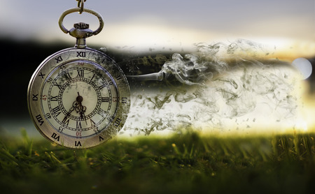 Time is passingの写真素材