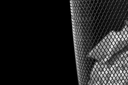 Texture of metal trashの写真素材