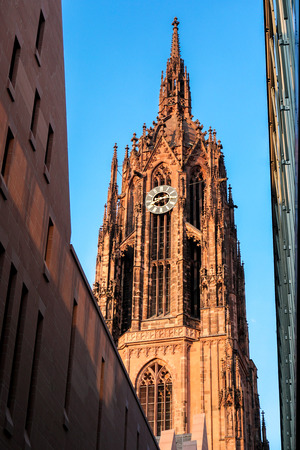 Cathedral Notre Dame of Strasbourg, Bas Rhin, Alsace, Franceのeditorial素材