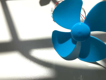 Wind power small experimentの写真素材