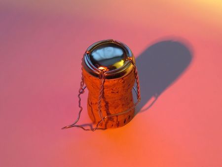 Used champagne bungの写真素材