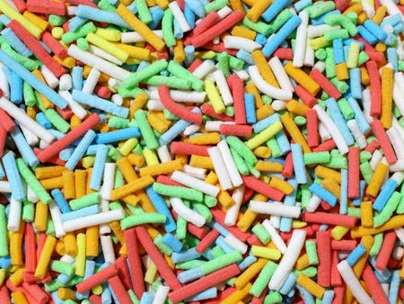 Cake ornament candyの写真素材